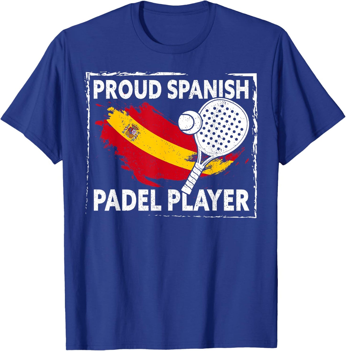 Proud Spanish Padel Player | Padel Tennis Funny Padel T-Shirt - T-Shirt | Royal