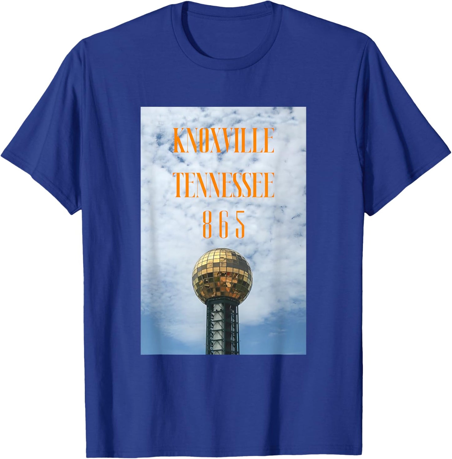 Sunsphere Tower Knoxville 865 Tennessee Travel Souvenir T-Shirt - T-Shirt | Royal