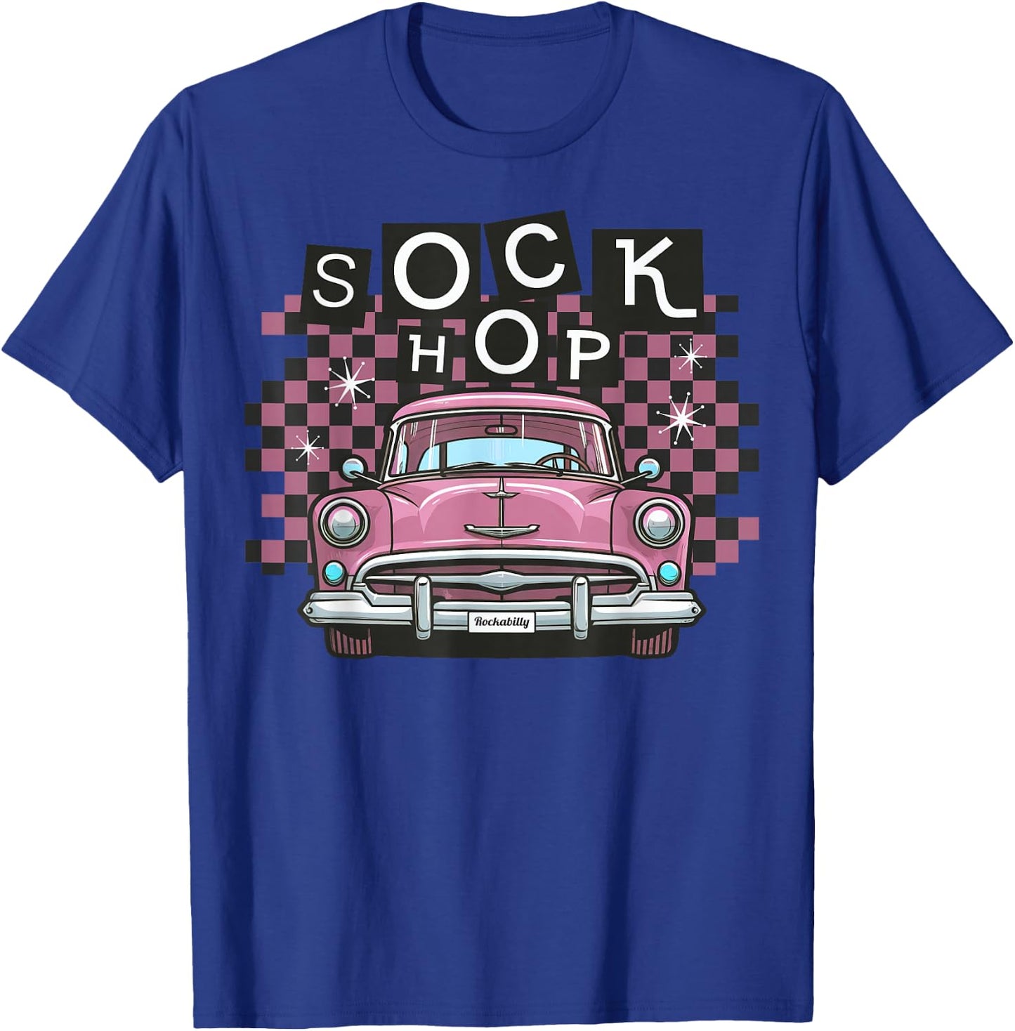 50s Sock Hop Dance Part Retro 1950s Party Doo Wop Rockabilly T-Shirt - T-Shirt | Royal
