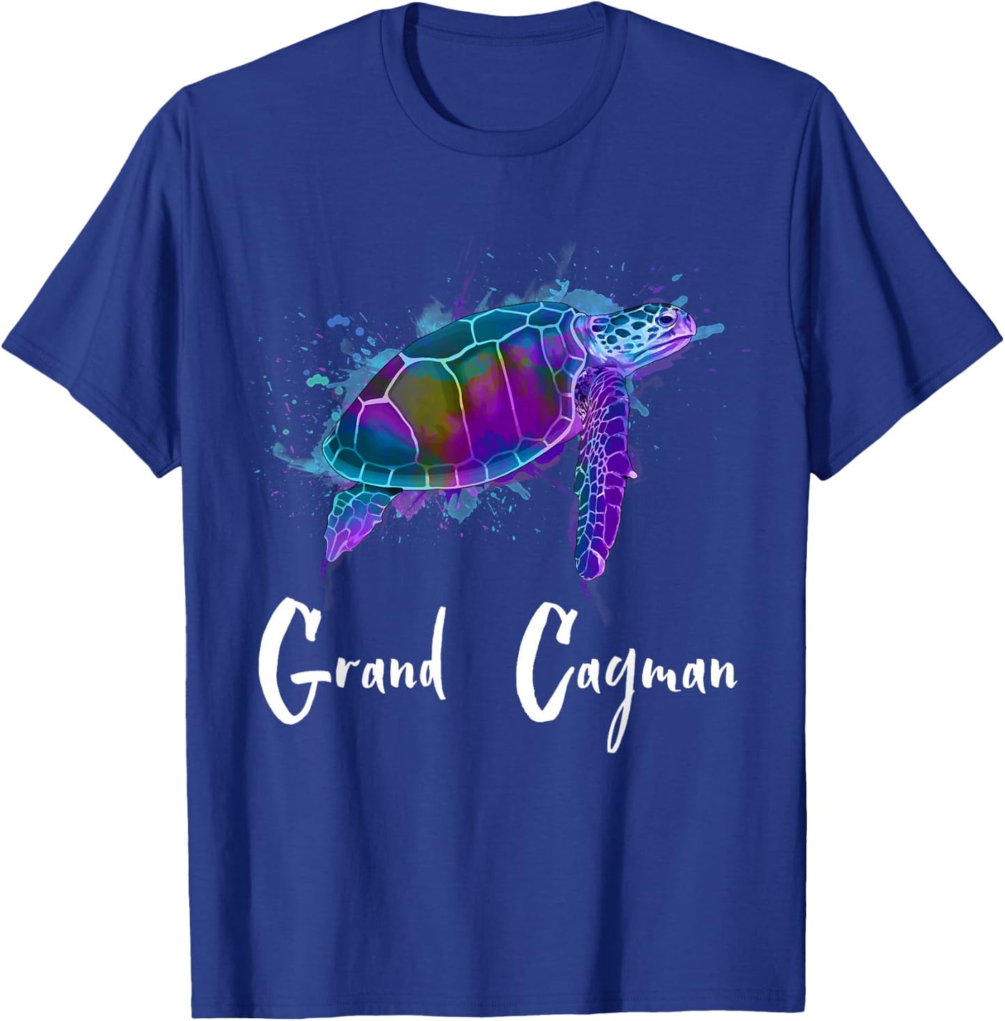 Grand Cayman Souvenir Cayman Islands Sea Turtle Grand Cayman T-Shirt - T-Shirt | Royal
