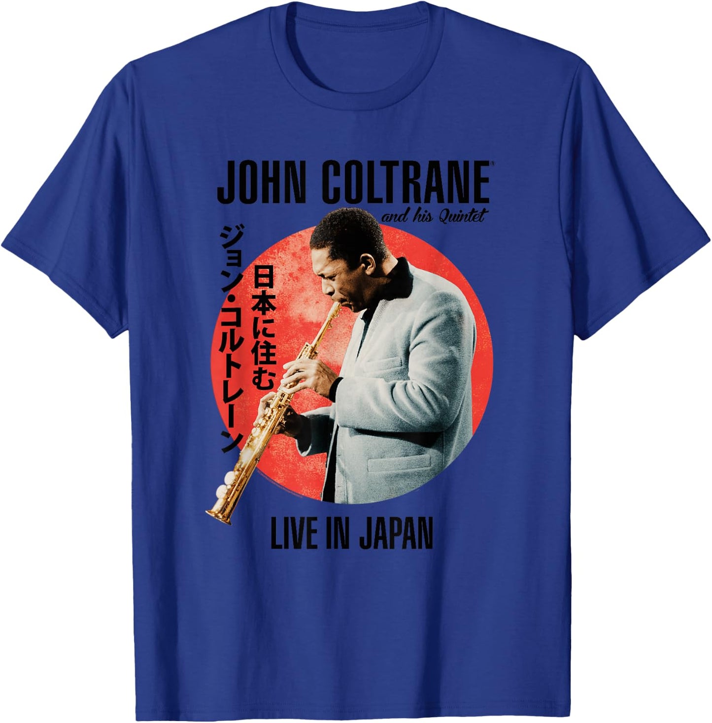 John Coltrane Live In Japan T-Shirt - T-Shirt | Royal