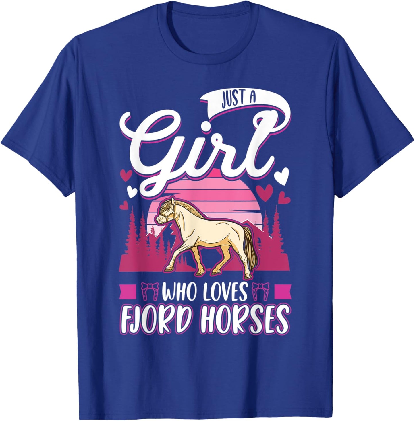 Fjord Horse Girl Norwegian Horse Fjordi T-Shirt - T-Shirt | Royal