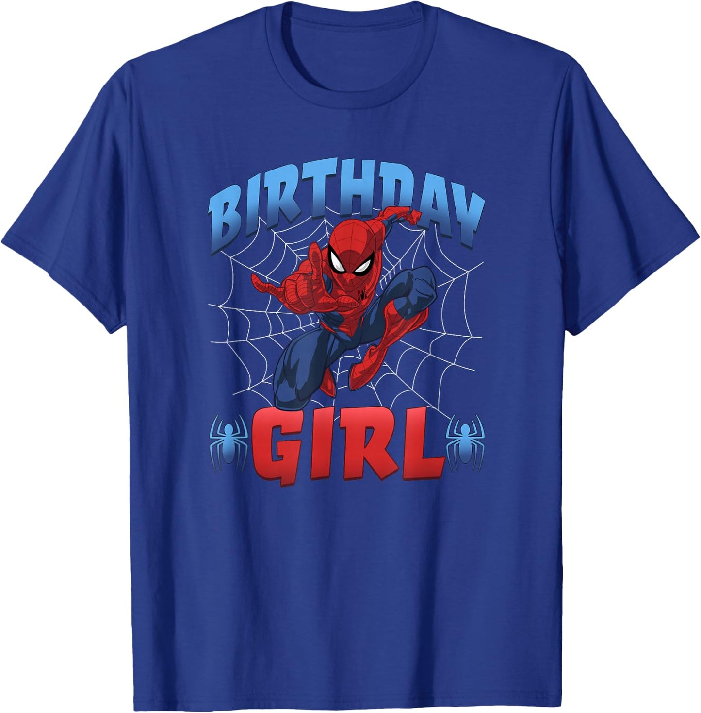 Marvel Spider-Man Birthday Girl Classic T-Shirt - T-Shirt | Royal