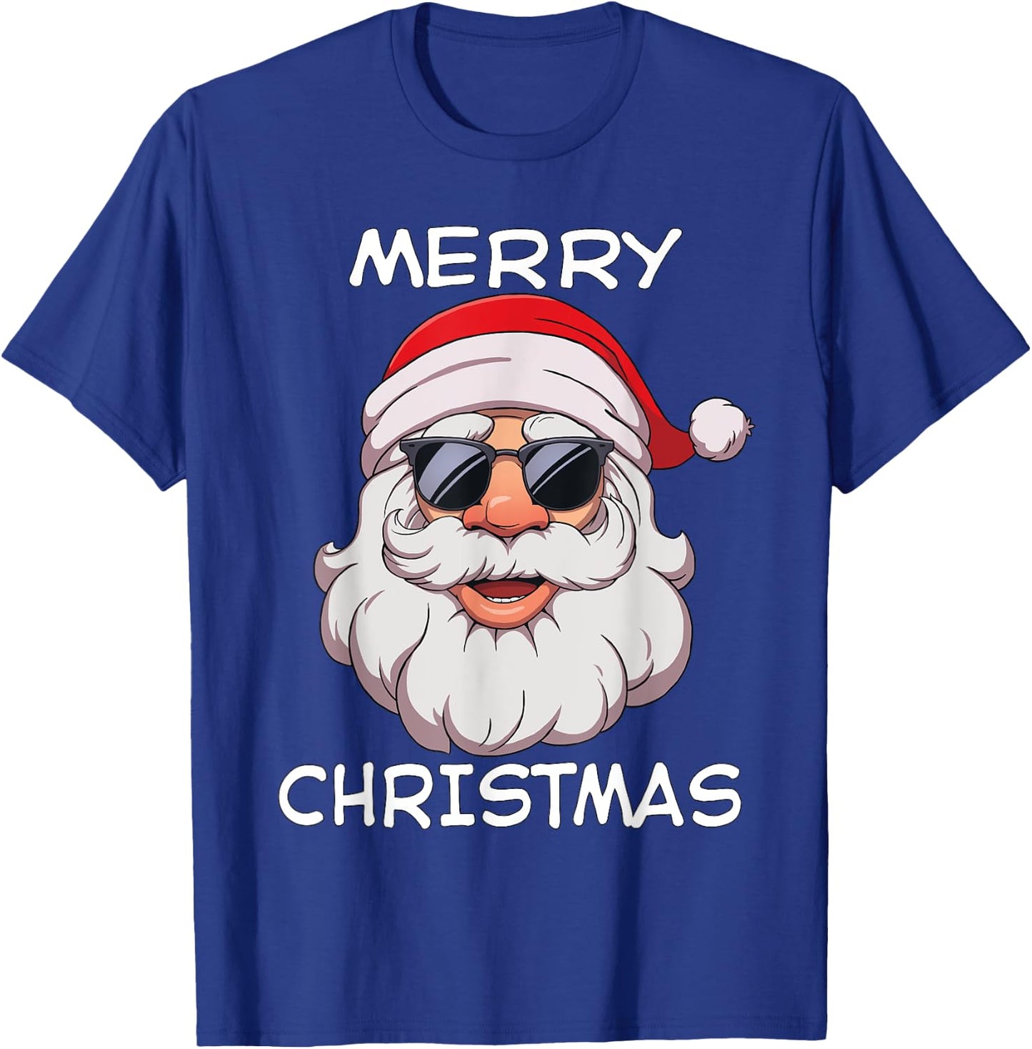 Santa Claus Merry Christmas T-Shirt - T-Shirt | Royal