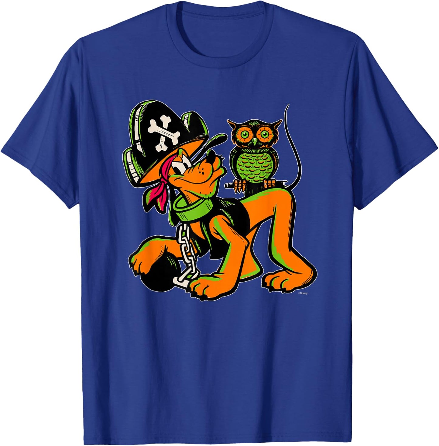 Disney 100 Pluto Halloween Classic Pirate Captain Costume T-Shirt - T-Shirt | Royal