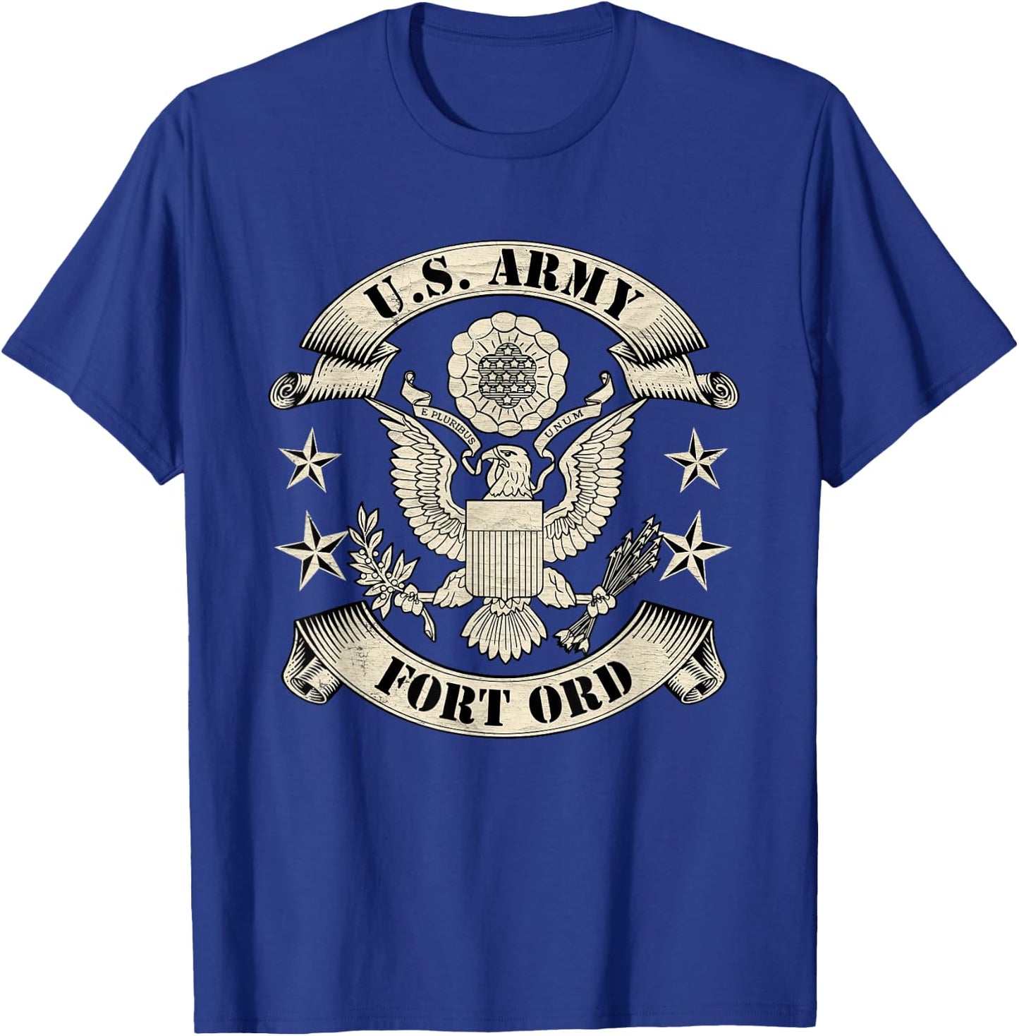 Fort Ord Us Army Base Ft Ord California CA Gifts T-Shirt - T-Shirt | Royal