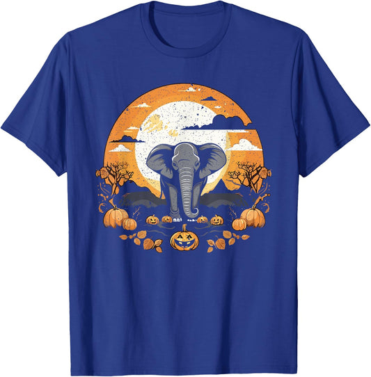 Elephant Halloween Safari Trick Or Treat Spooky Animal T-Shirt - T-Shirt | Royal