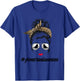 Pomeranian Dog Mom Messy Bun Leopard Women Puppy Pet Lover T-Shirt - T-Shirt | Royal