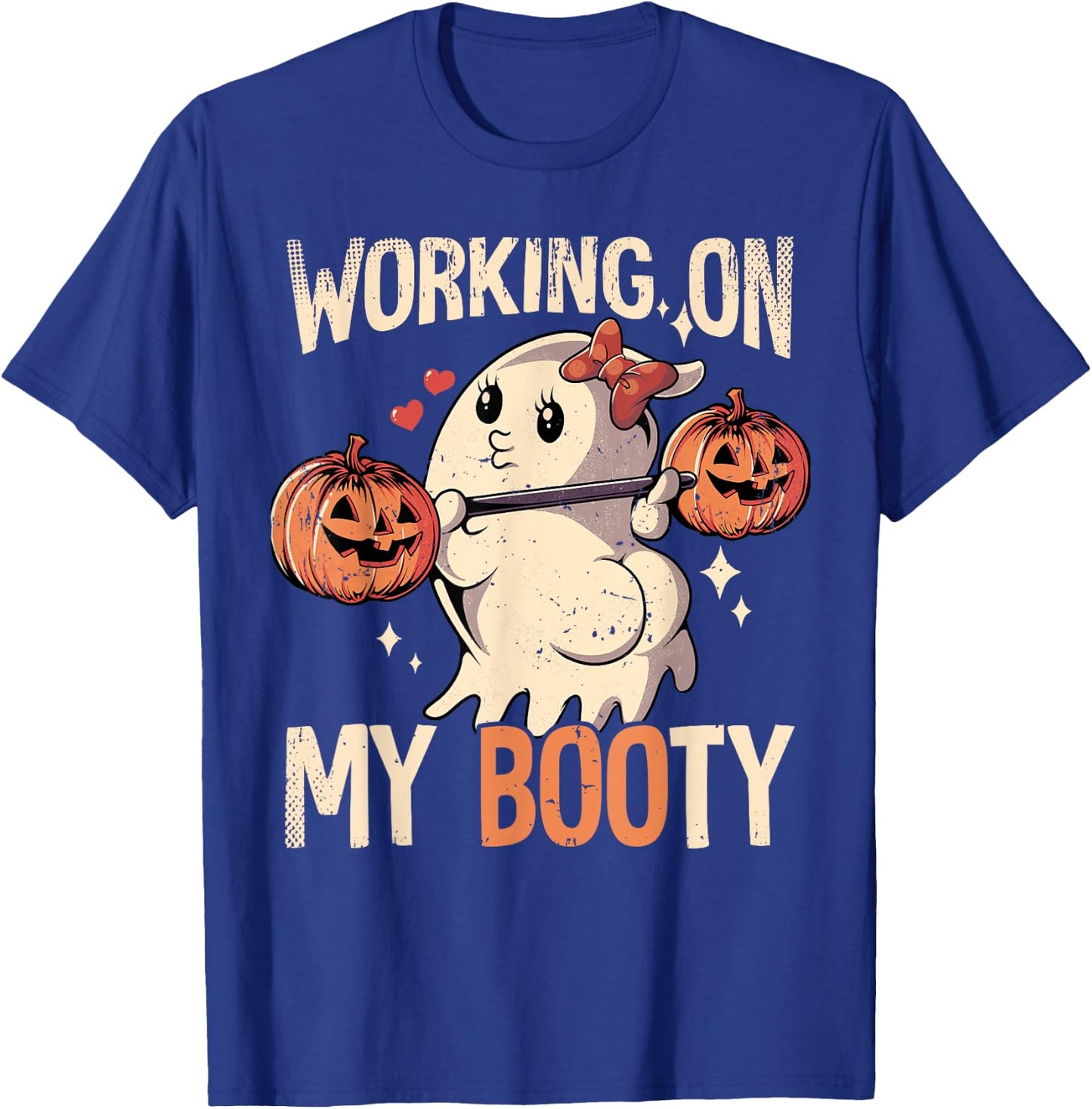 Working On My Booty T-Shirt - T-Shirt | Royal