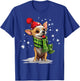 Chihuahua Dog Christmas Snow Winter Vibes Women Kids T-Shirt - T-Shirt | Royal