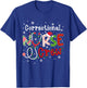 Correctional Christmas Nurse Crew Nursing Christmas Pattern T-Shirt - T-Shirt | Royal