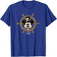Disney 100 Mickey Mouse Steamboat Willie Wheel D100 Small T-Shirt - T-Shirt | Royal