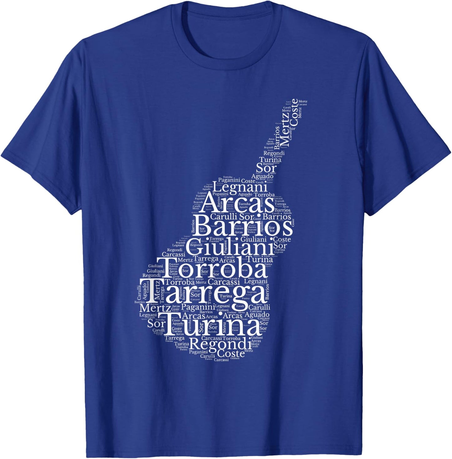 Classical guitar T-Shirt - T-Shirt | Royal