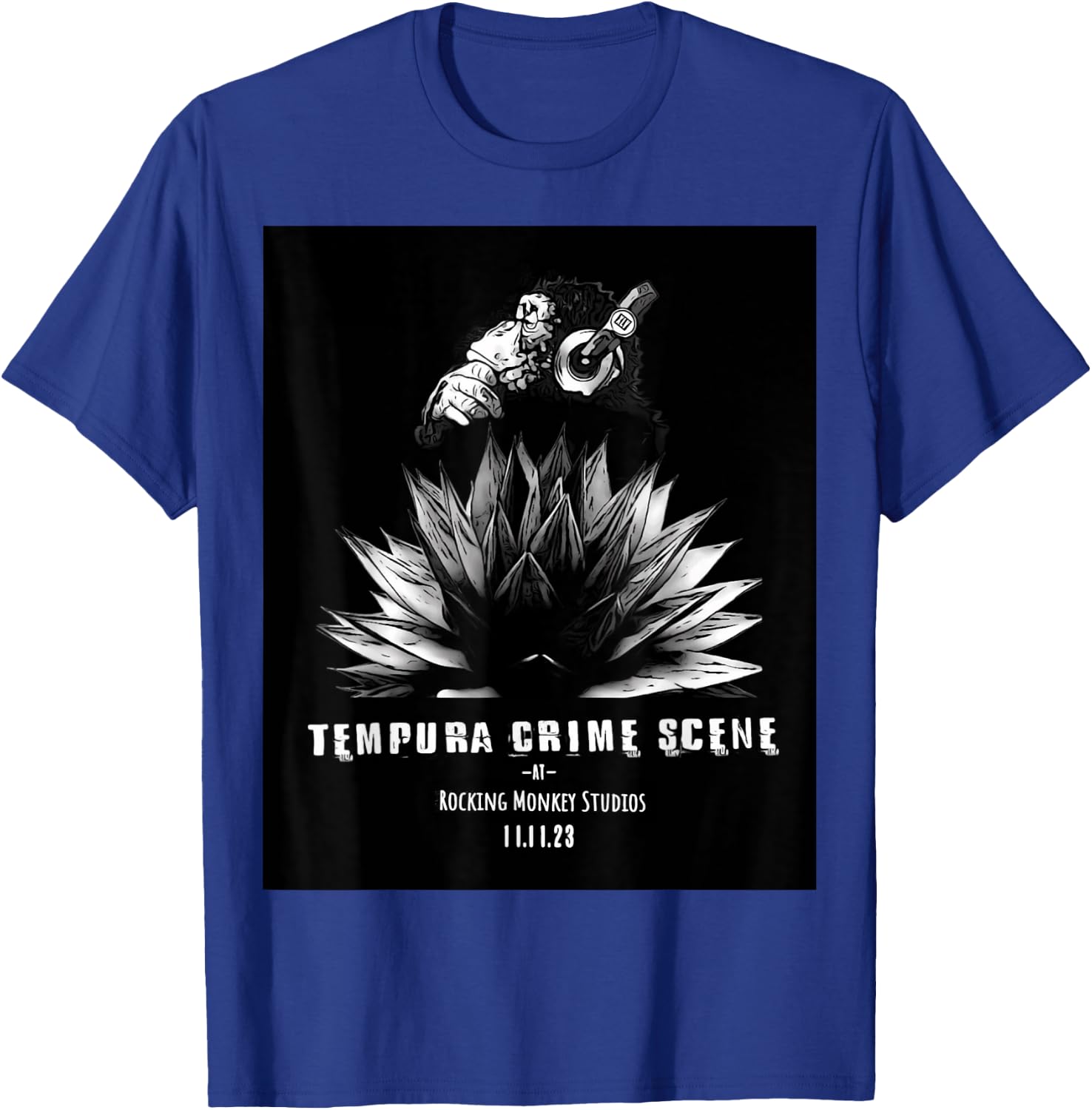 TCS Gig 11/11 at Rocking Monkey Studios T-Shirt - T-Shirt | Royal