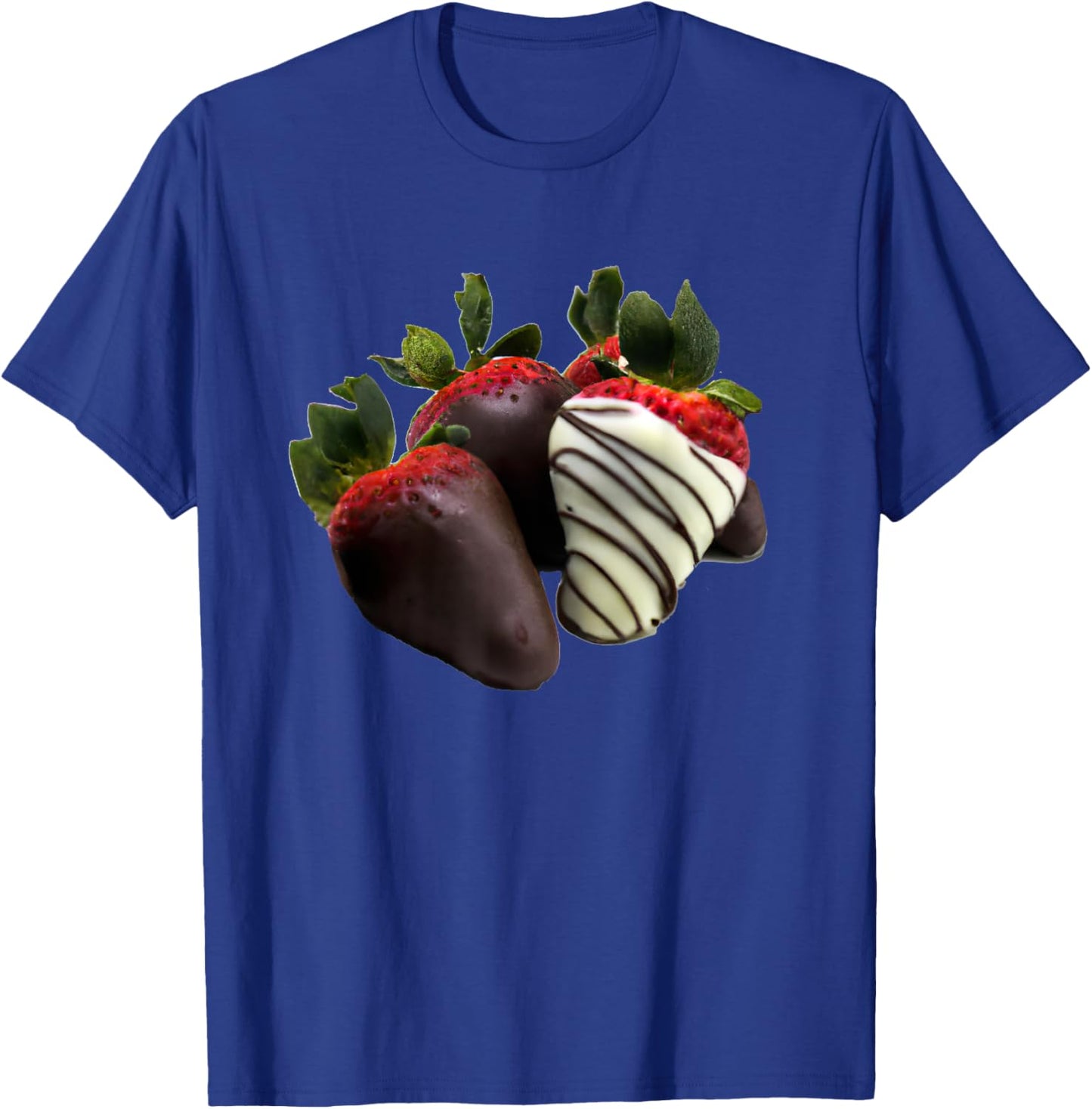 Chocolate Covered Strawberries T-Shirt - T-Shirt | Royal