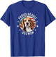 Beagle Gifts , American Flag Proud Beagle Dog Mom T-Shirt - T-Shirt | Royal