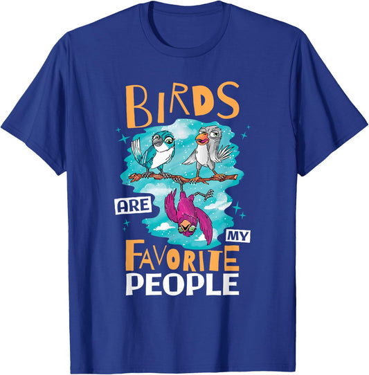 Birds Are My Favorite People, Birding Bird Watcher T-Shirt - T-Shirt | Royal