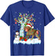 Xmas Element Tree Lighting Santa Baboon Christmas T-Shirt - T-Shirt | Royal