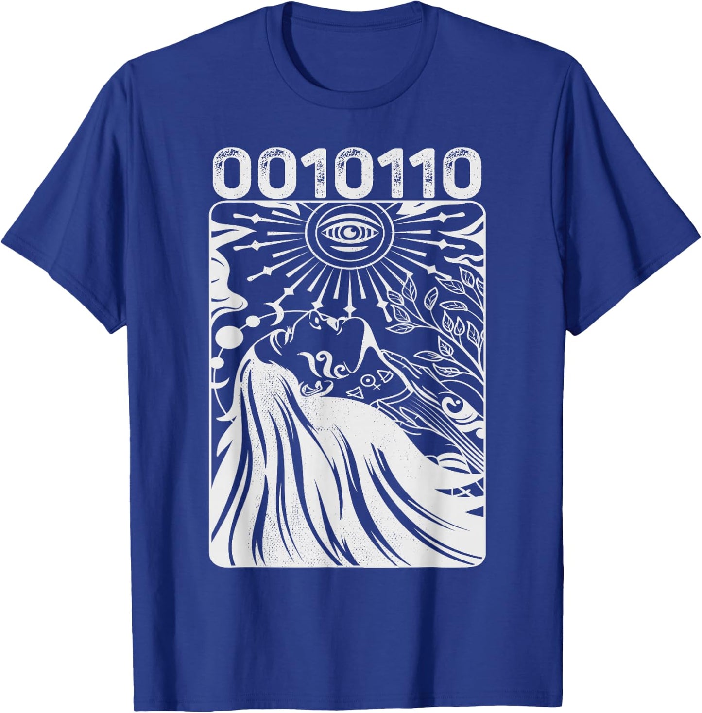 0010110 Spiritual Key Design Black Spiritual T-Shirt - T-Shirt | Royal