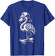Skateboarding Flamingo Skater Skateboarder Women T-Shirt - T-Shirt | Royal