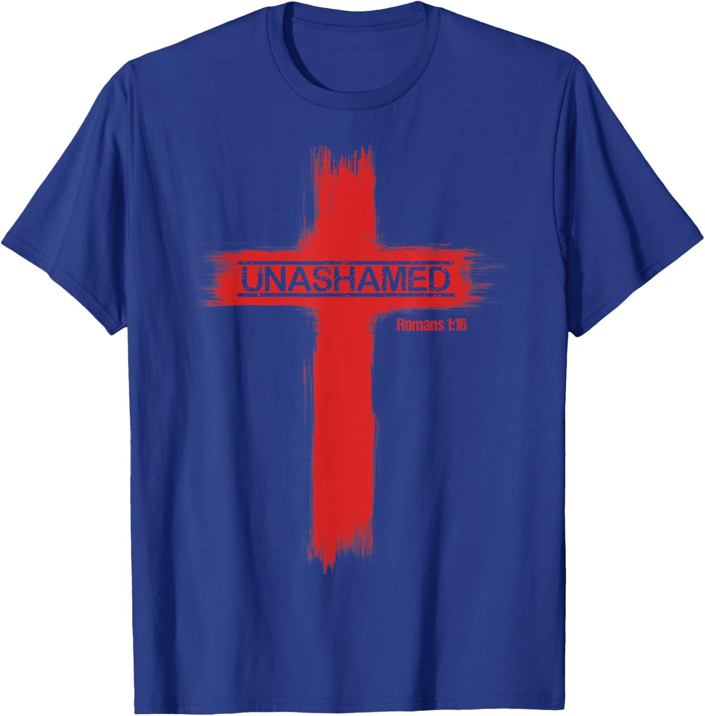 Unashamed Christianity Romans 1:16 T-Shirt - T-Shirt | Royal