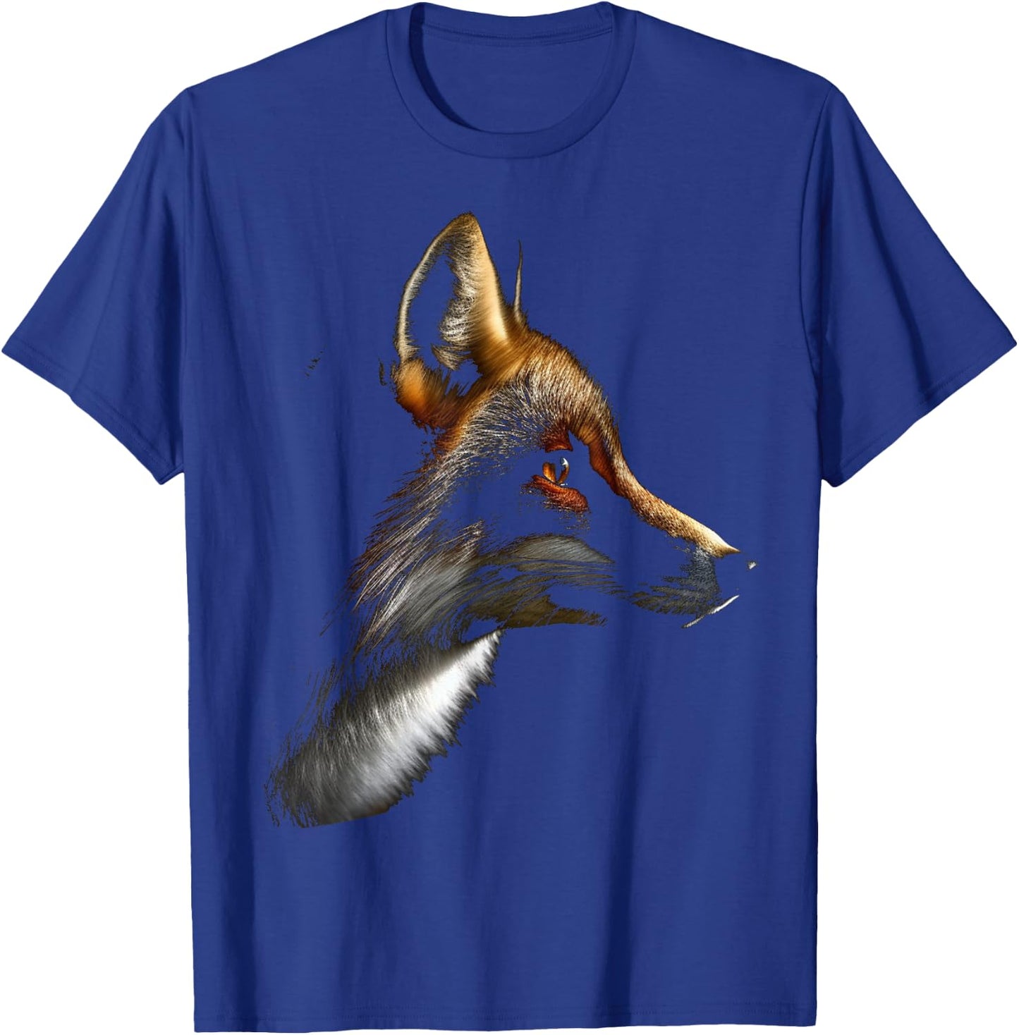 Fox Art - Animal Artwork Fox T-Shirt - T-Shirt | Royal