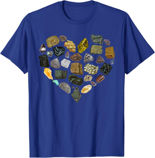 Funny Rock Collector Art Women Rockhounds Geology T-Shirt - T-Shirt | Royal