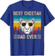 Cheetah Vintage Funny Best Cheetah Dad Ever Father's Day T-Shirt - T-Shirt | Royal