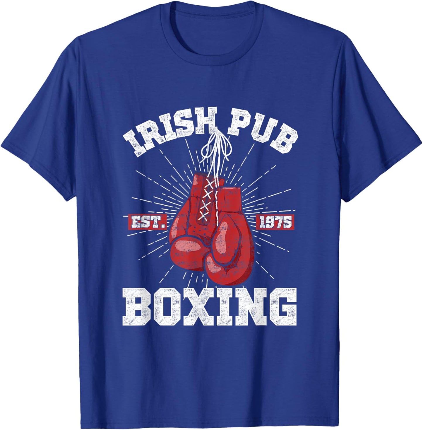 Vintage Irish Pub Est 1975 Boxing Day T-Shirt - T-Shirt | Royal