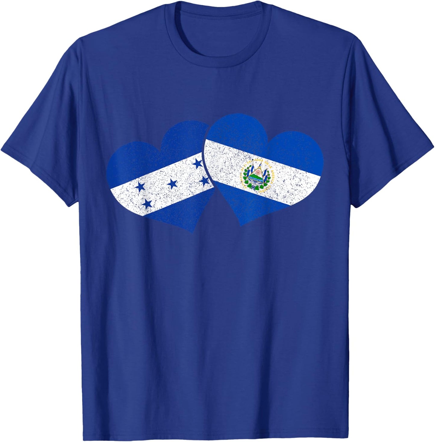 Honduras El Salvador Salvadorian Honduran Flag Pride T-Shirt - T-Shirt | Royal