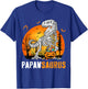 Papawsaurus Dinosaur Skeleton Halloween Papaw Saurus T-Shirt - T-Shirt | Royal