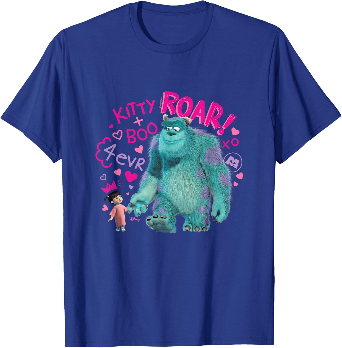 Monsters Inc - Kitty & Boo 4Evr T-Shirt - T-Shirt | Royal