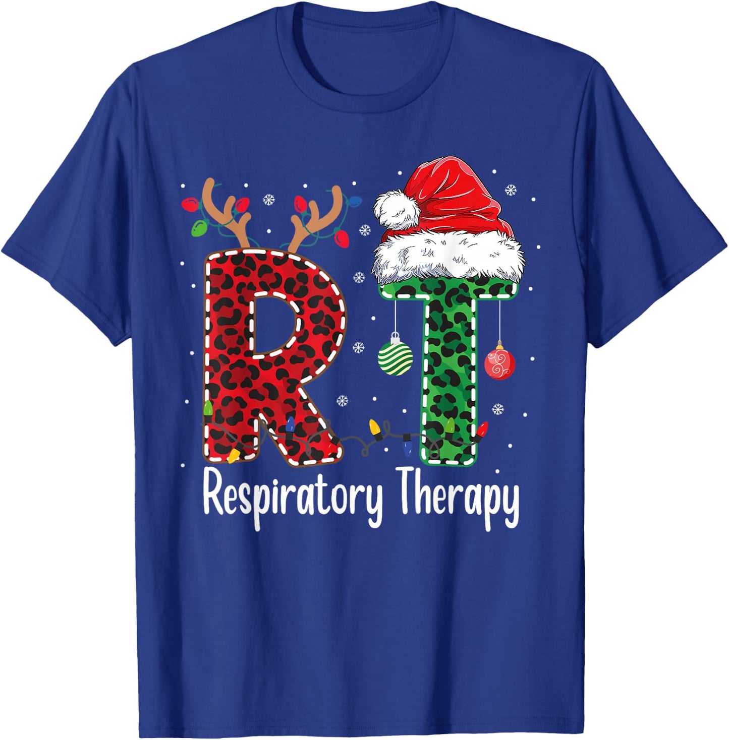 Respiratory Therapist funny christmas Future Nurse design T-Shirt - T-Shirt | Royal