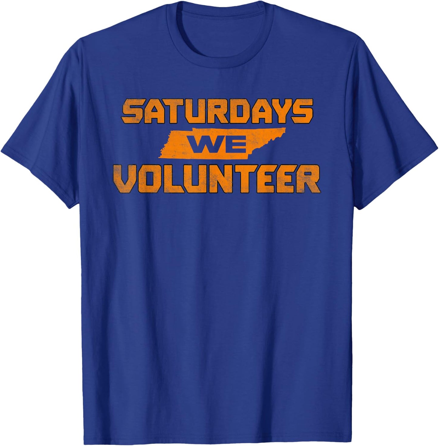 Tennessee Saturday We Volunteer T-Shirt - T-Shirt | Royal