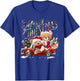 Teddy bears and Christmas tree in red car T-Shirt - T-Shirt | Royal