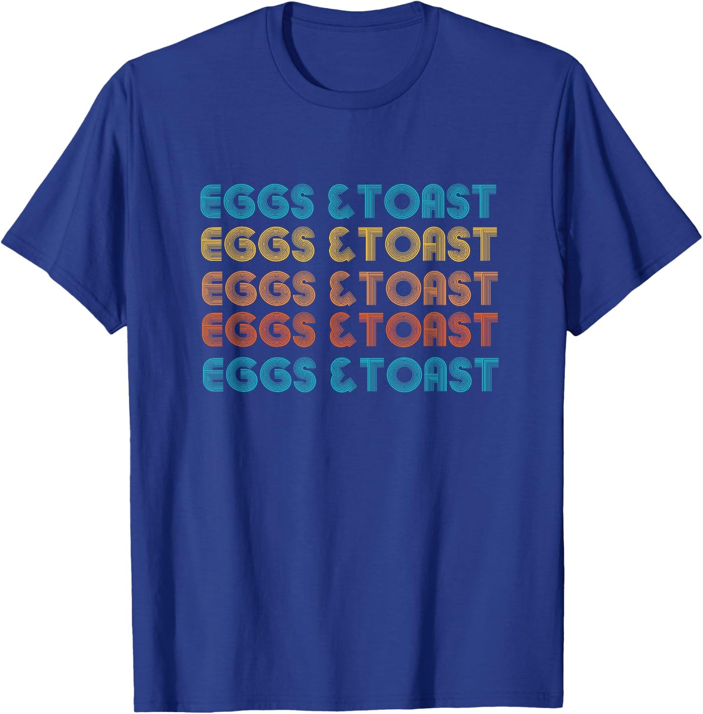 Eggs & Toast, COMFORT FOODS, UK, American Breakfast T-Shirt - T-Shirt | Royal
