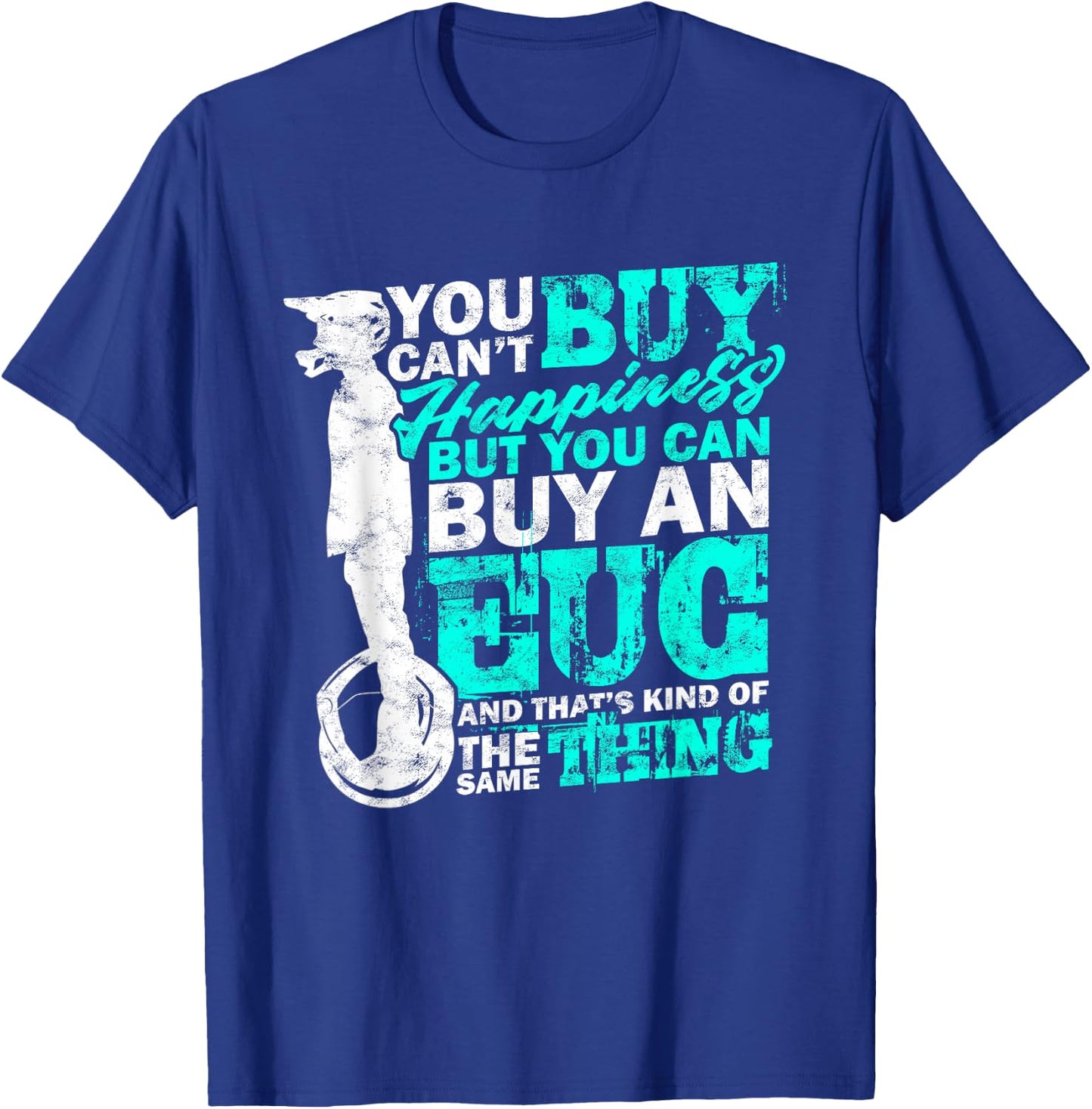 Electric Unicycle EUC Monowheel Electric Unicycle T-Shirt - T-Shirt | Royal