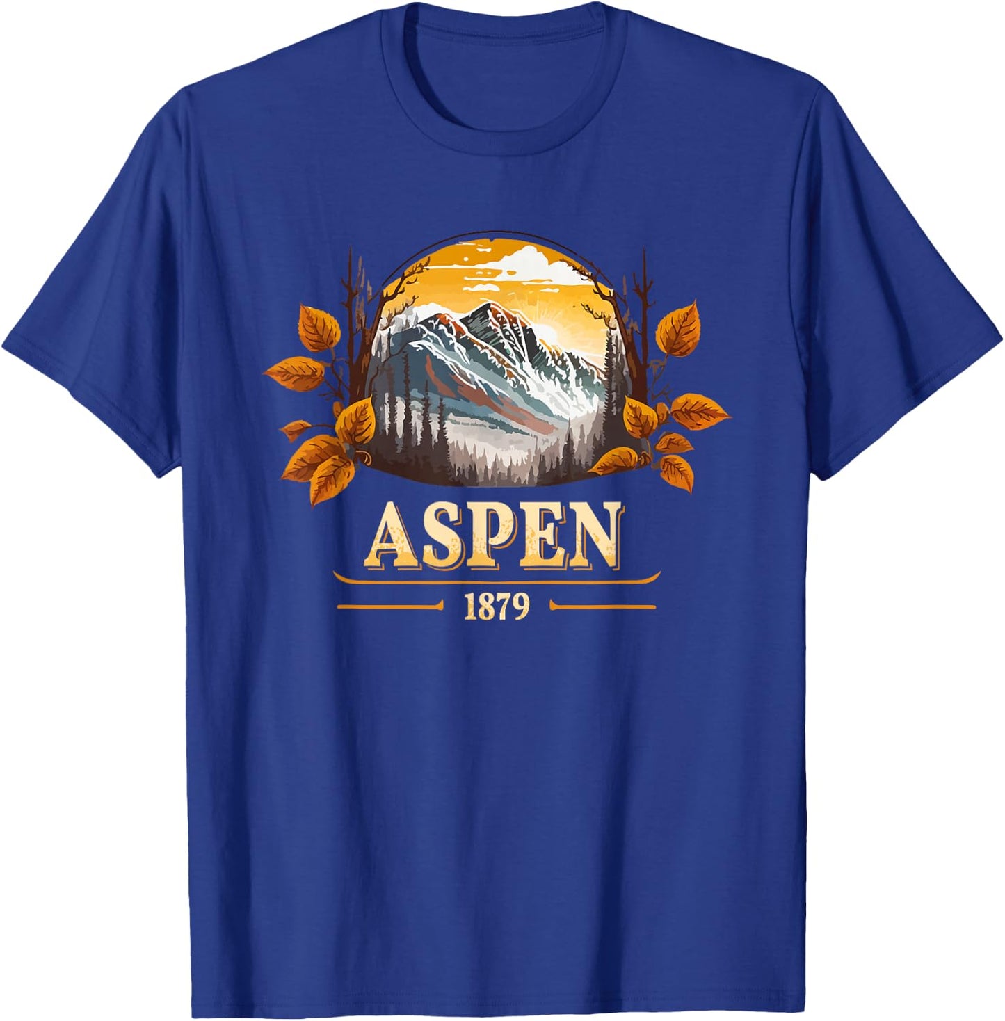Aspen Colorado T-Shirt - T-Shirt | Royal