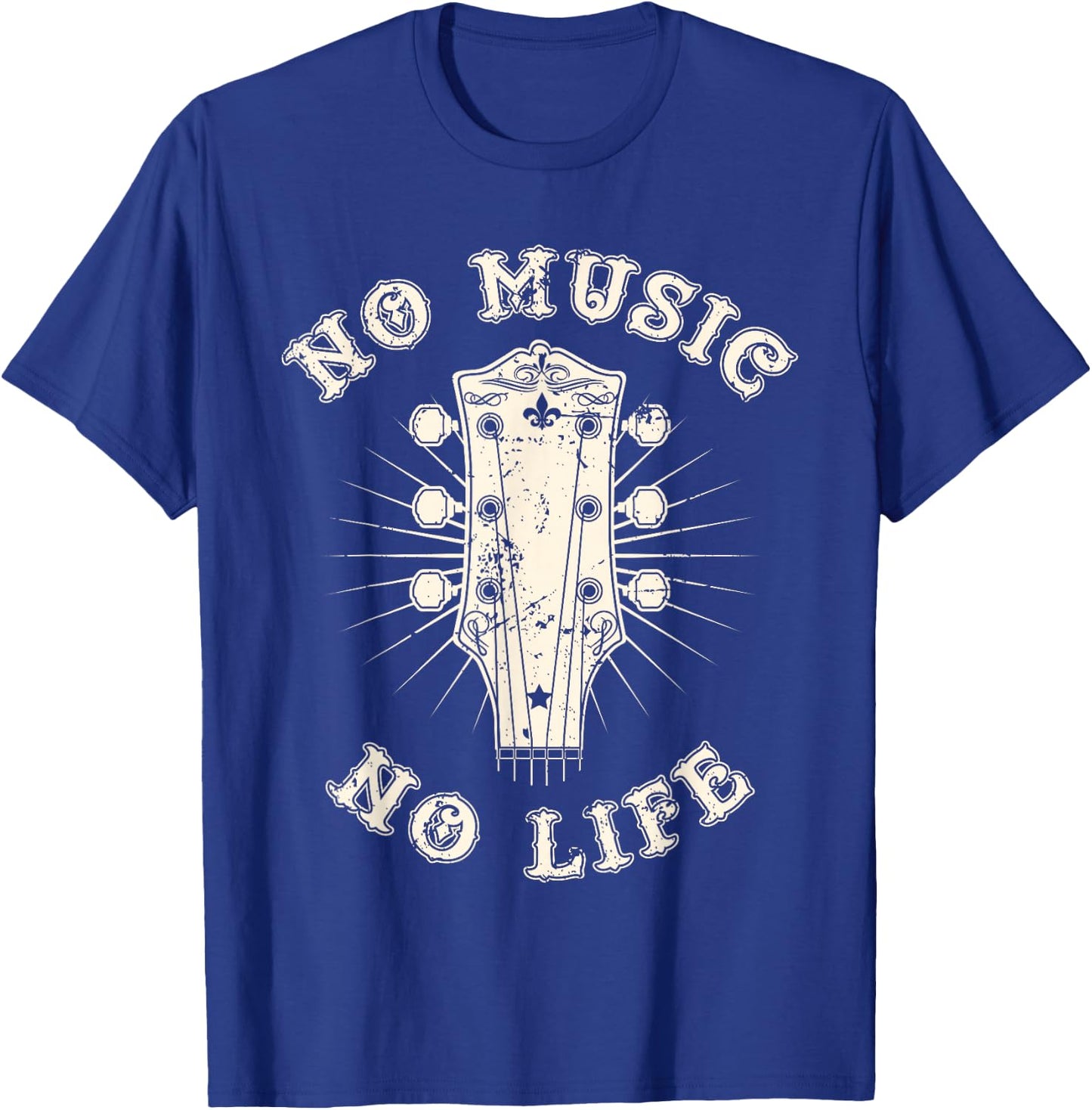 No Music No Life Rhythm Creative Passion T-Shirt - T-Shirt | Royal
