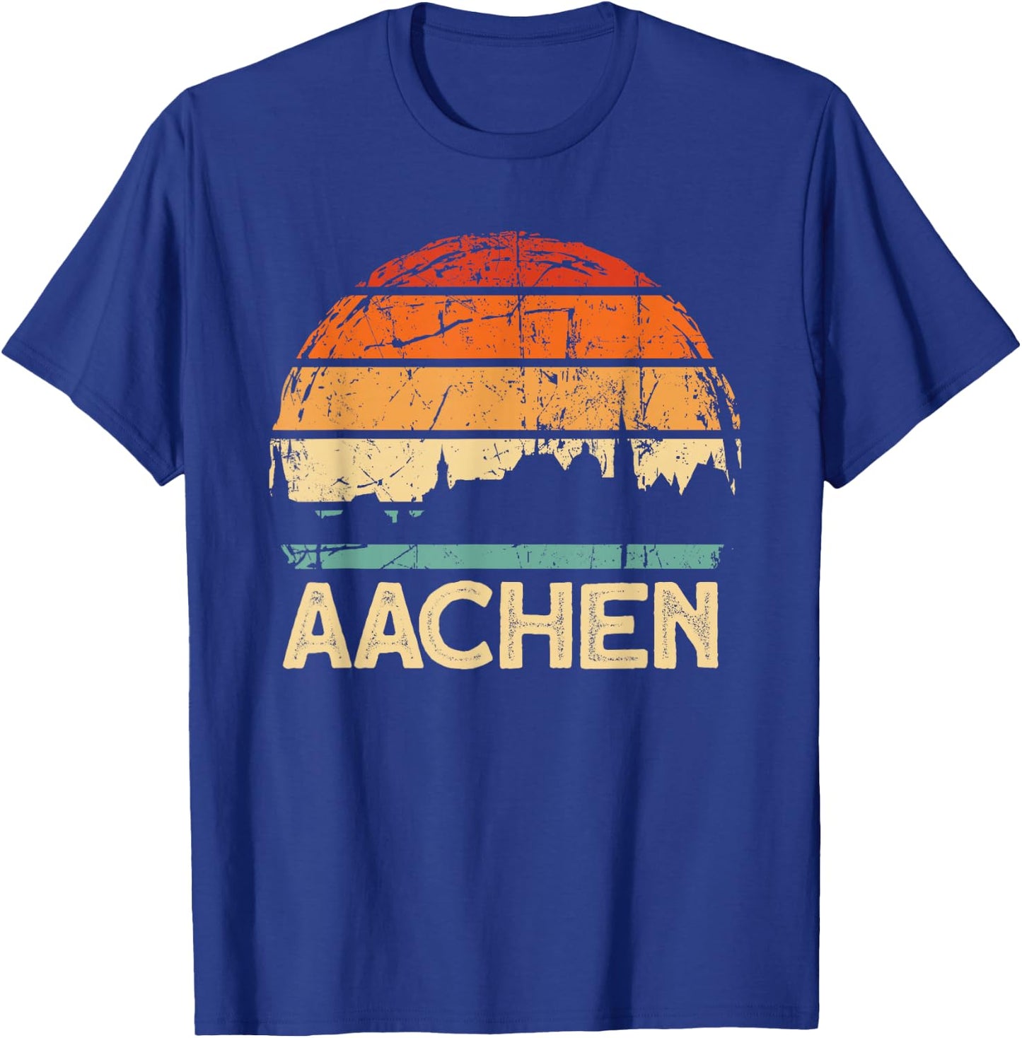 Aachen Skyline T-Shirt - T-Shirt | Royal