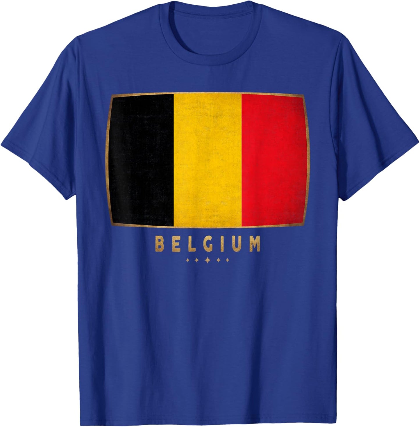 Belgium Flag - Funny Belgium Jersey Women Kids T-Shirt - T-Shirt | Royal