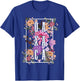 Oaxaca Mexico Vintage Flowers Floral Mexican T-Shirt - T-Shirt | Royal