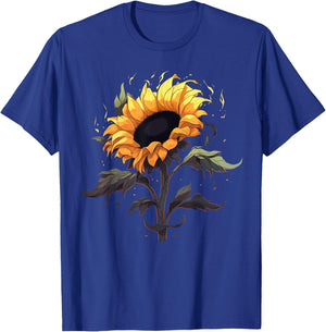 Summer Sunflower men and Sunflower T-Shirt - T-Shirt | Royal
