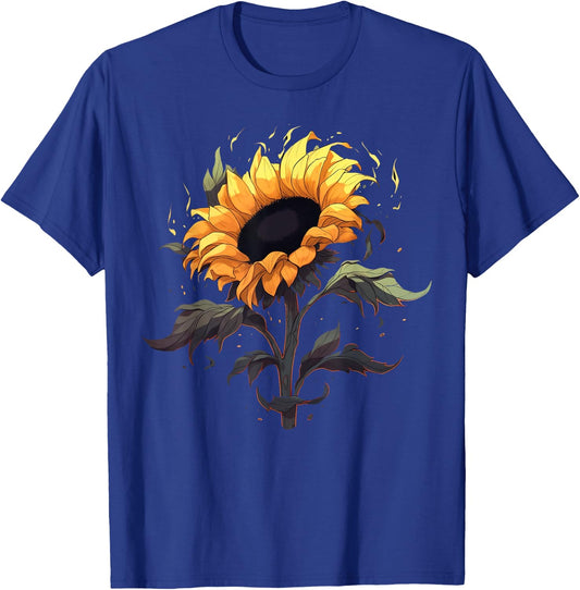 Summer Sunflower men and Sunflower T-Shirt - T-Shirt | Royal