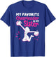 My Favorite Cheerleader is My Sister T-Shirt - T-Shirt | Royal