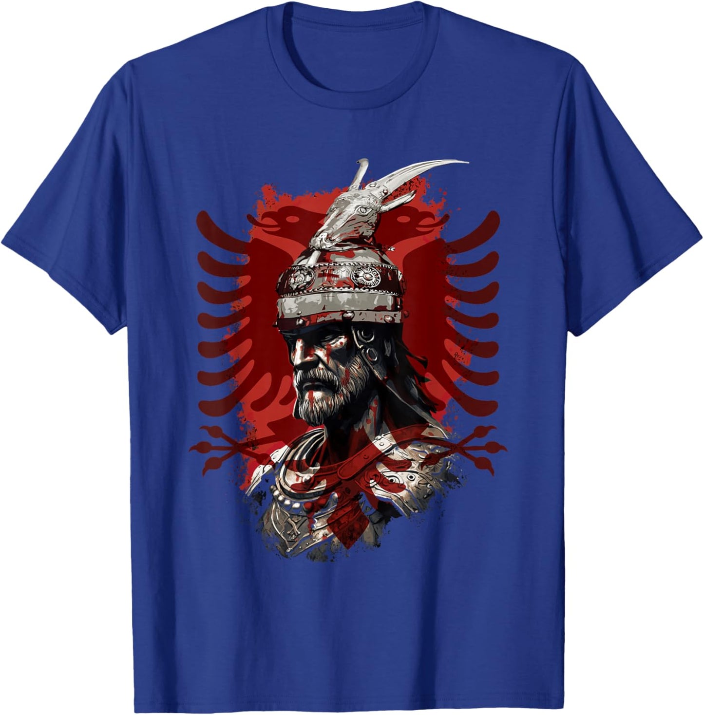 Skanderbeg Albanian National Hero Eagle Kosovo Albanian T-Shirt - T-Shirt | Royal