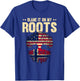 Blame It On My Roots American Heritage Norwegian Roots T-Shirt - T-Shirt | Royal
