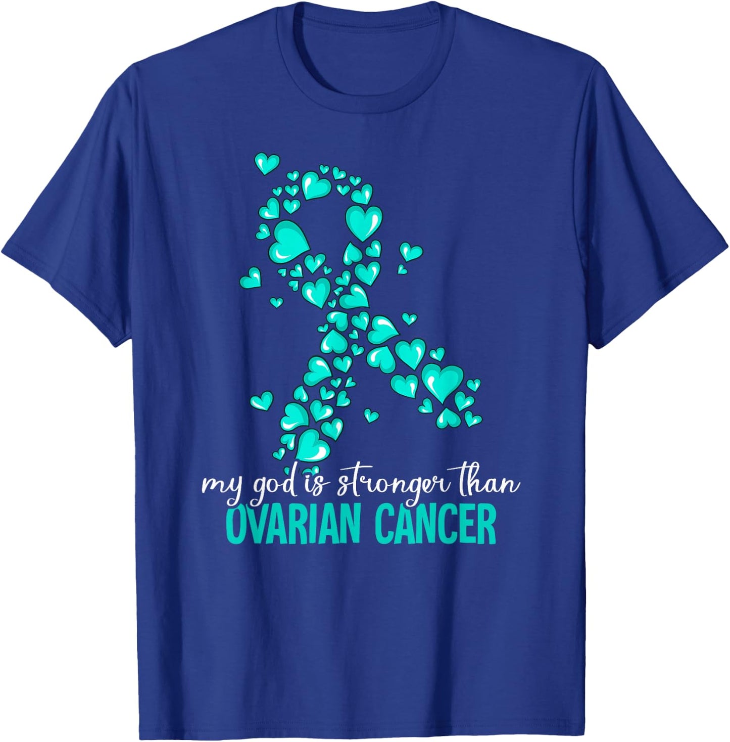 Ovarian Cancer Awareness T-Shirt - T-Shirt | Royal