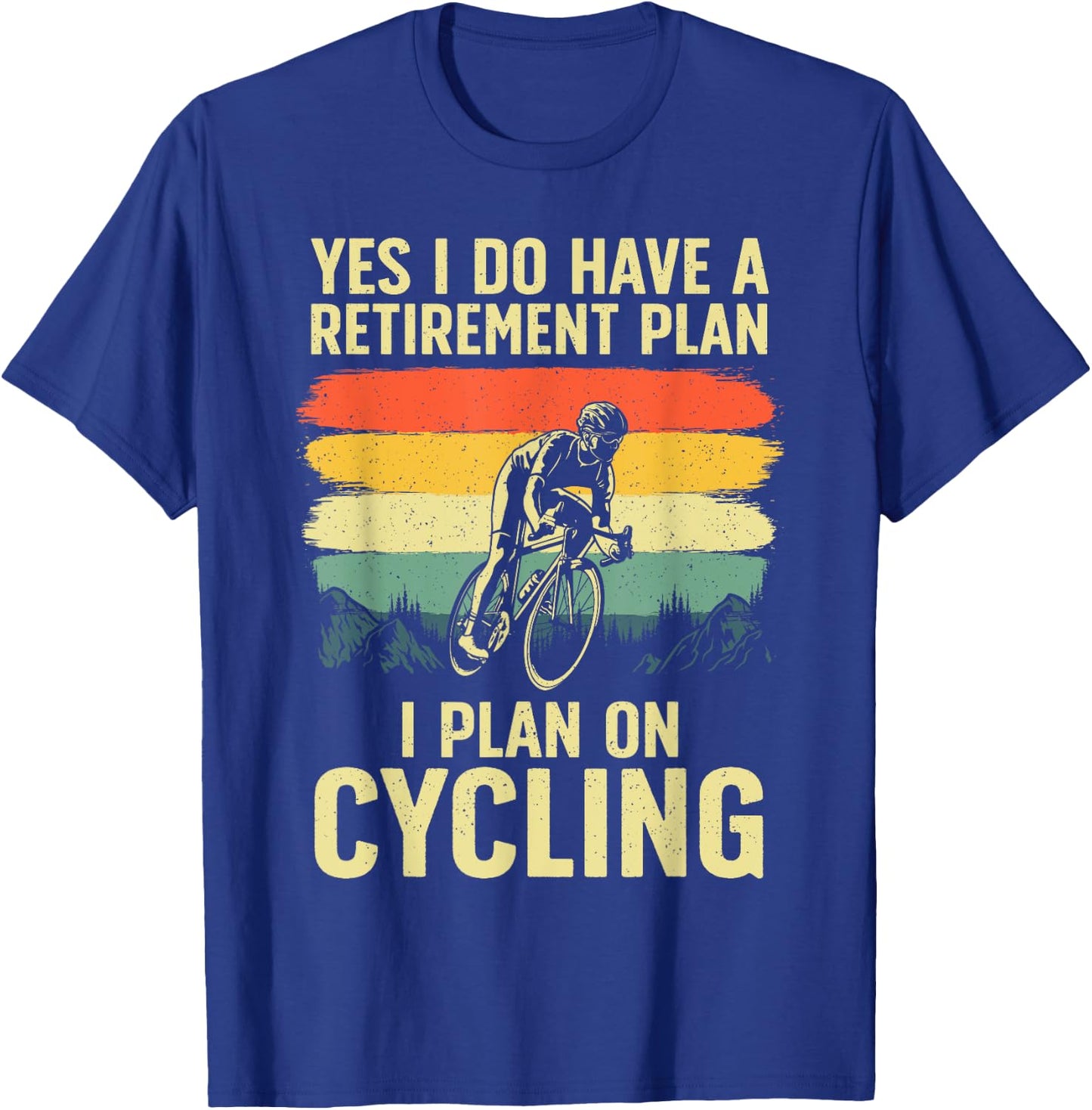 Funny Cycling Art Women Bicyclist Bike Racing Biker T-Shirt - T-Shirt | Royal