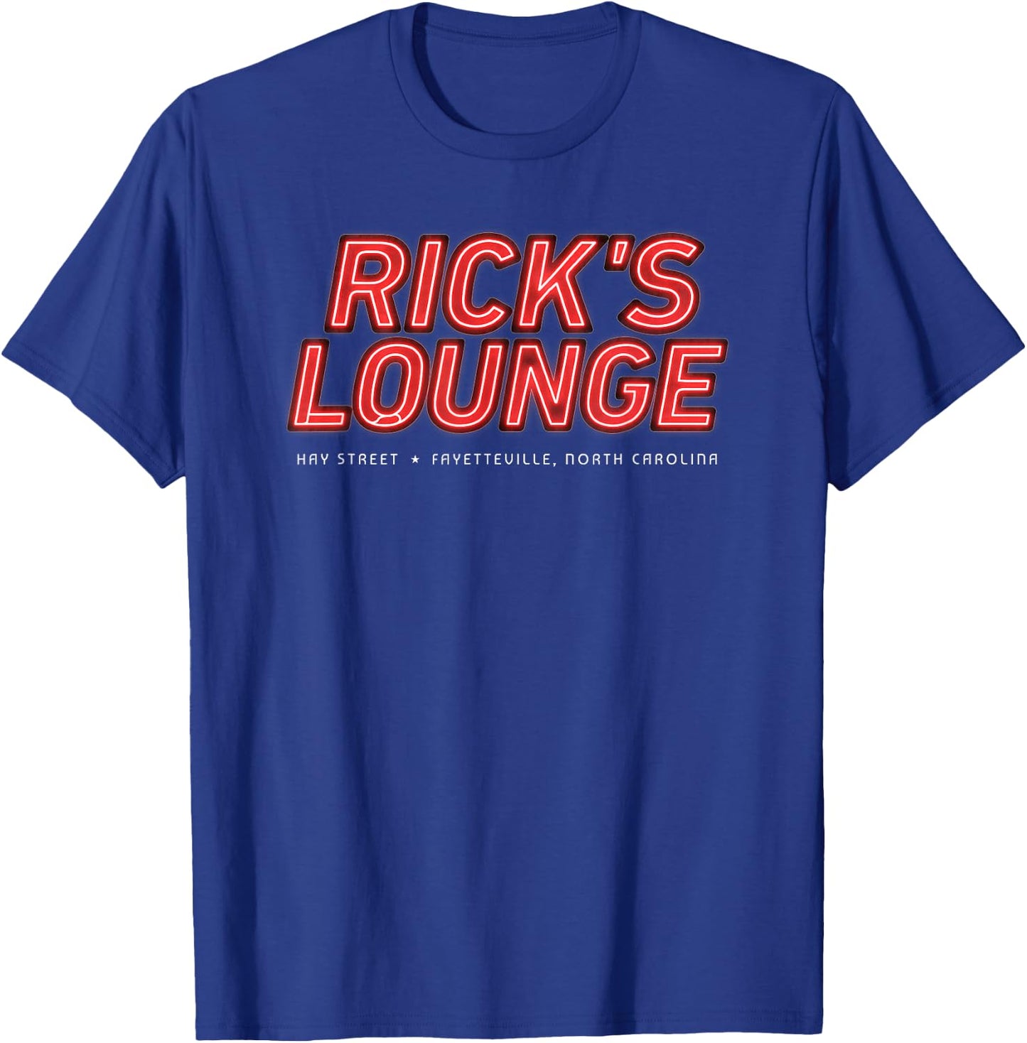 American Marauder: Rick's Lounge Fayetteville NC T-Shirt - T-Shirt | Royal
